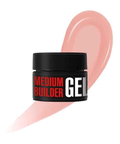 Kodi Professional Medium Builder Gel 05 jar and color swatch