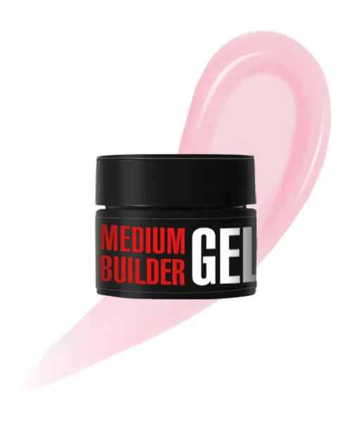 Kodi Professional Medium Builder Gel 07 jar and color swatch