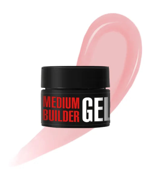 Kodi Professional Medium Builder Gel 11 jar and color swatch