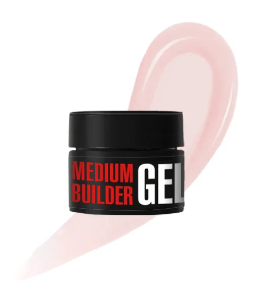 Kodi Professional Medium Builder Gel 13 jar and color swatch
