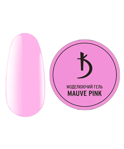 Kodi Professional Build It Up Gel Mauve Pink 25ml jar and color swatch