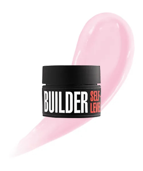 Kodi Professional Builder Self-Level Gel Milky Pink jar and color swatch