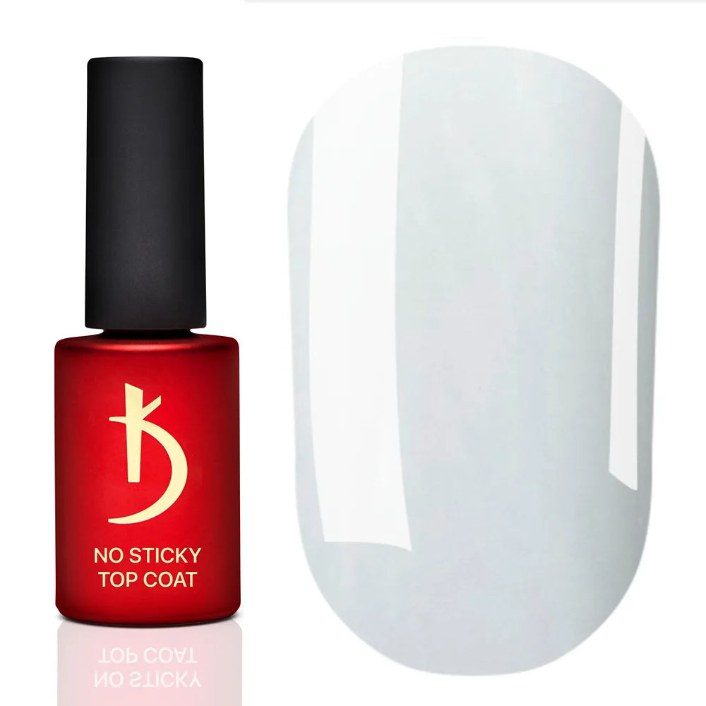 Kodi Professional Milky No Sticky Top Coat 7ml bottle with milky glossy finish