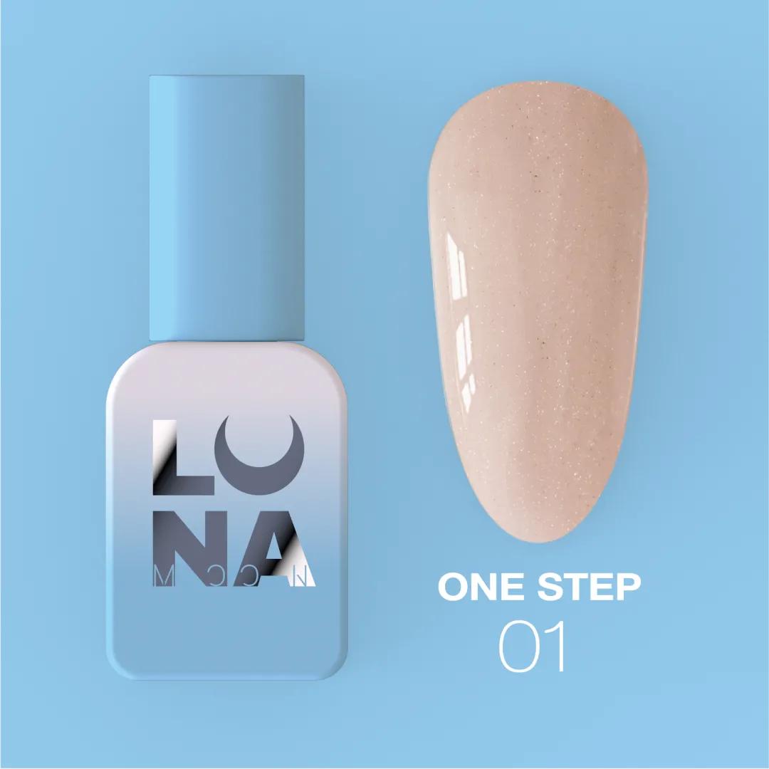 LUNA One Step Pedicure Gel Polish 8ml 3-in-1 gel polish by LUNAmoon