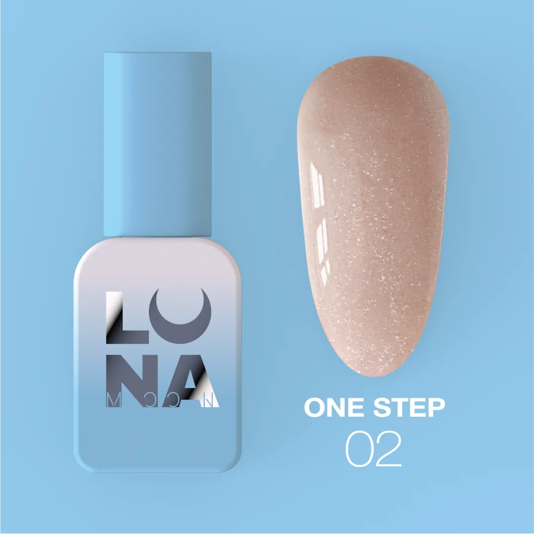 LUNA One Step Pedicure Gel Polish 8ml 3-in-1 gel polish by LUNAmoon