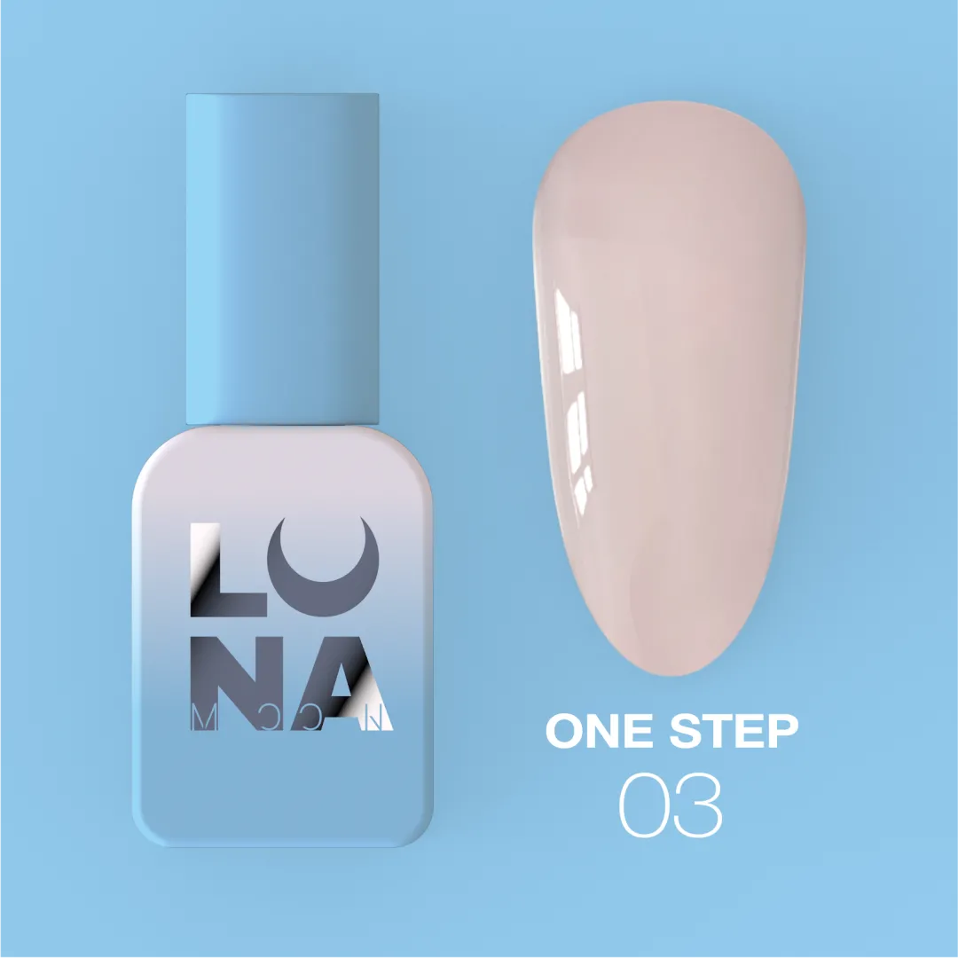 LUNA One Step Pedicure Gel Polish 8ml 3-in-1 gel polish by LUNAmoon