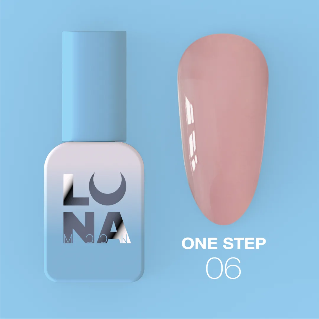 LUNA One Step Pedicure Gel Polish 8ml 3-in-1 gel polish by LUNAmoon