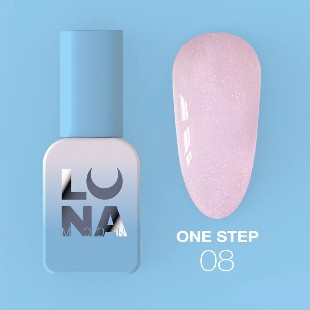 LUNA One Step Pedicure Gel Polish 8ml 3-in-1 gel polish by LUNAmoon