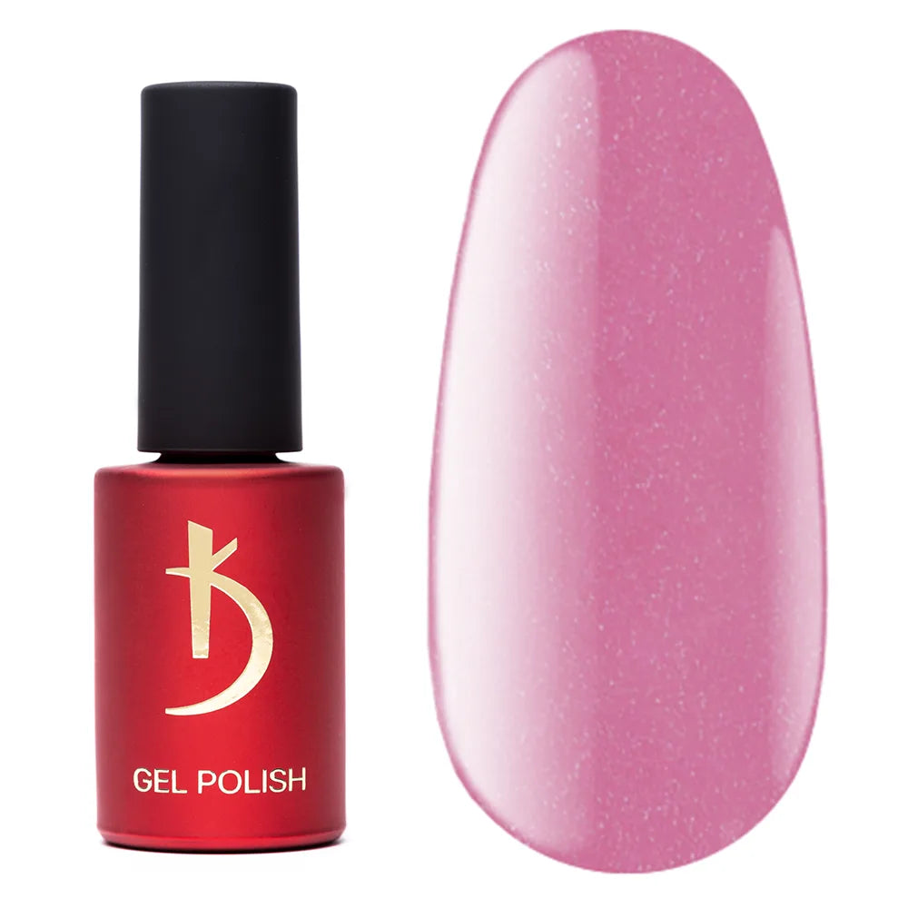 Kodi Professional Pink P 10 Gel Polish bottle and color swatch
