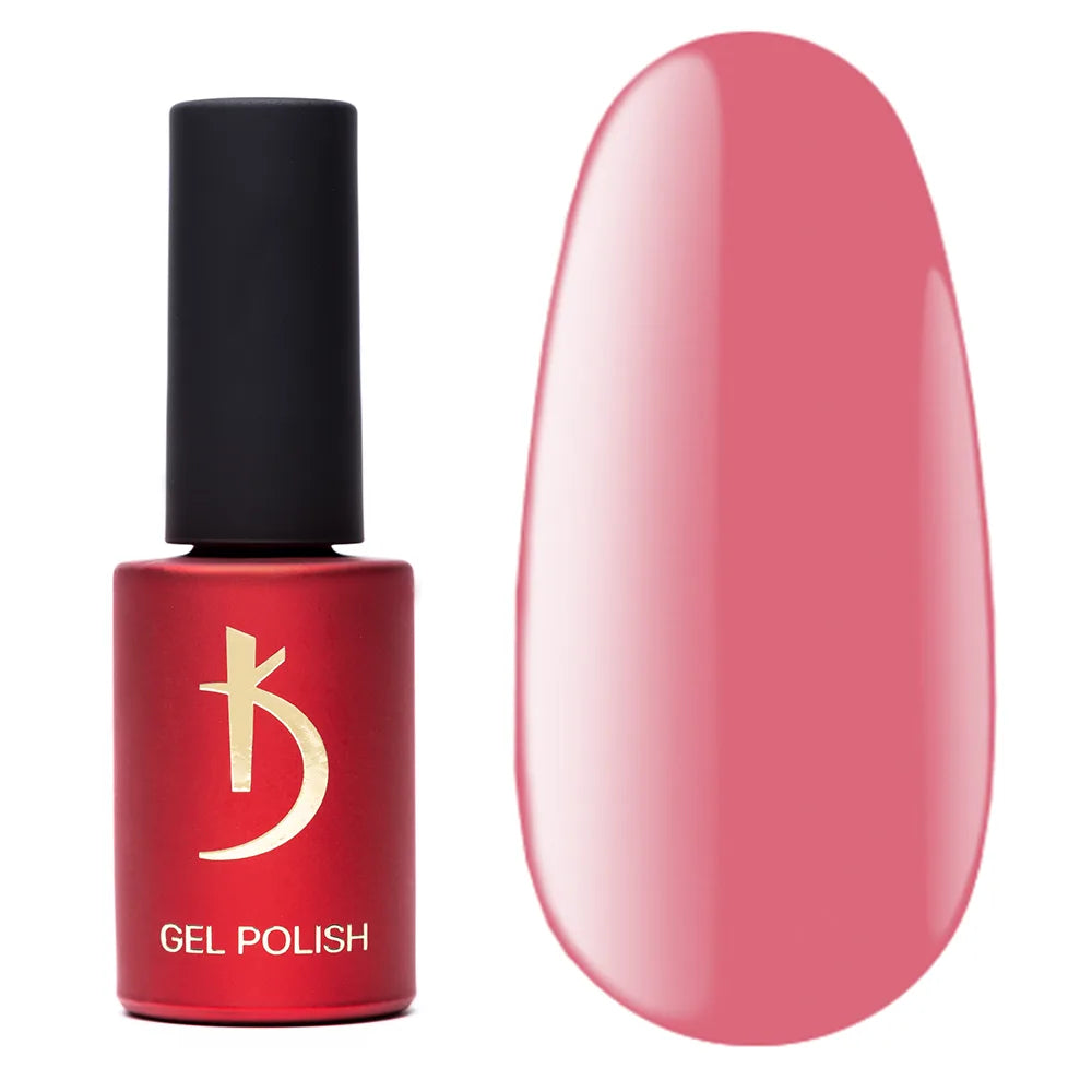 Kodi Professional Pink P 100 Gel Polish bottle and color swatch