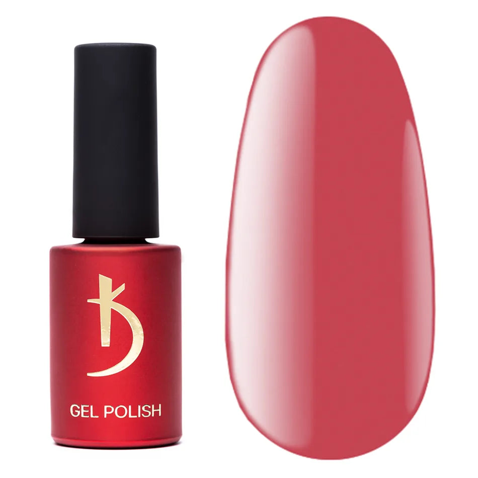 Kodi Professional Pink P 110 Gel Polish bottle and color swatch