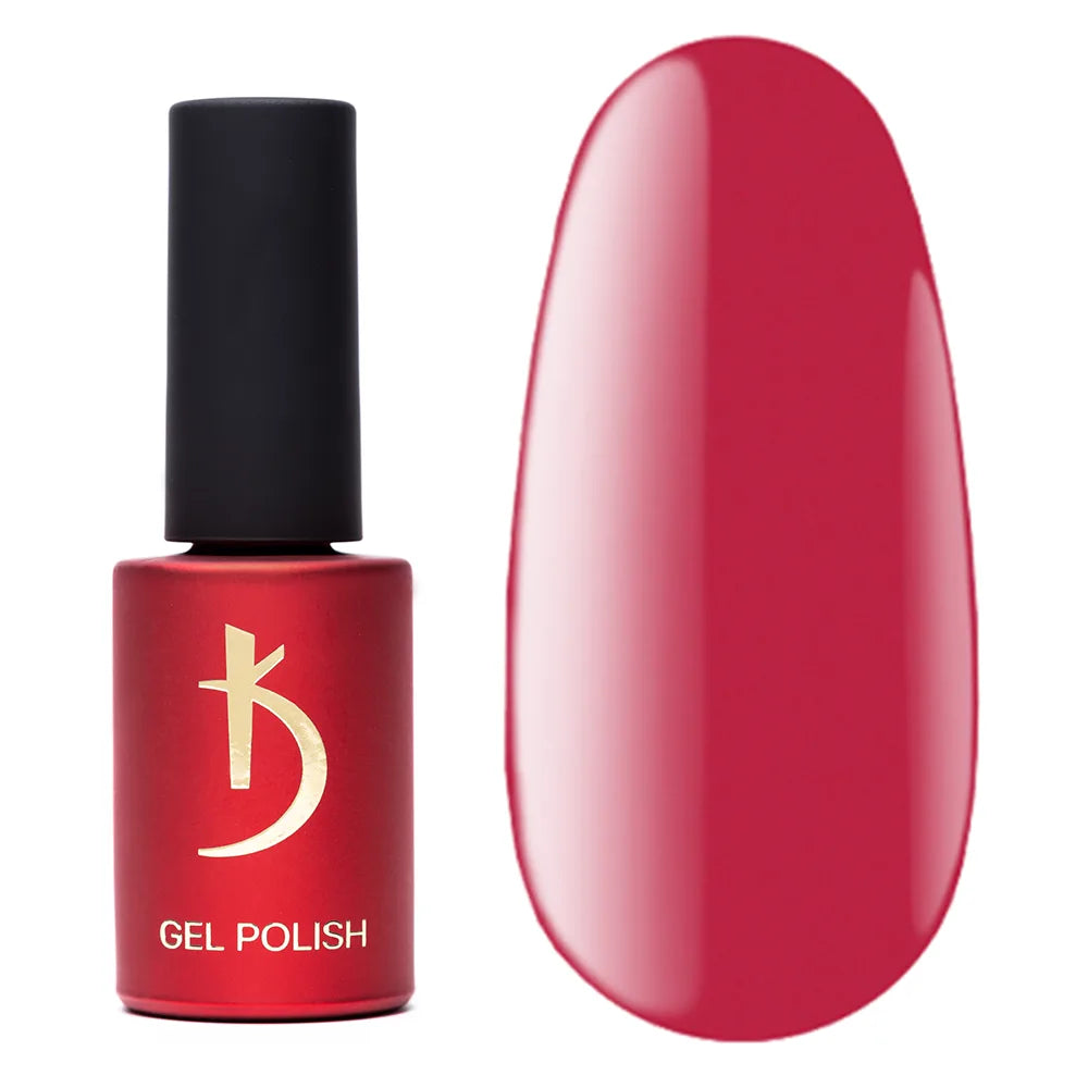 Kodi Professional Pink P 122 Gel Polish bottle and color swatch