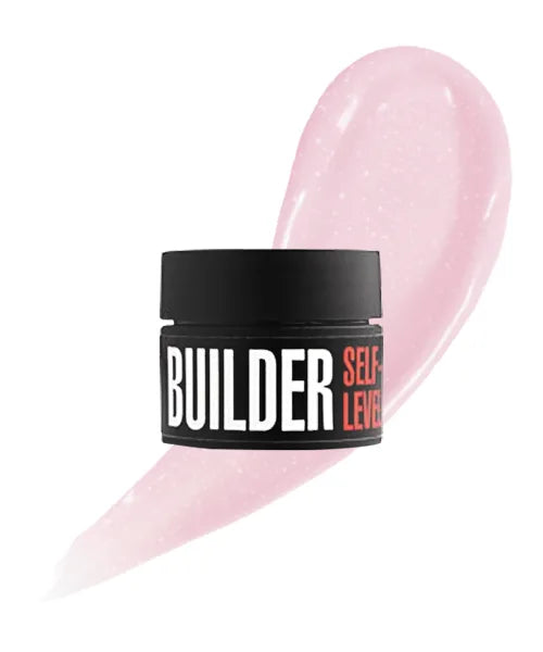 Kodi Professional Builder Self-Level Gel Pink Shine jar and color swatch