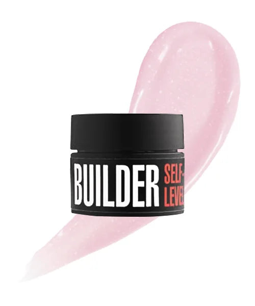 Kodi Professional Builder Self-Level Gel Pink Shine jar and color swatch