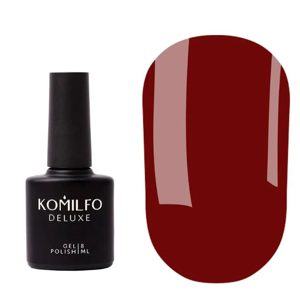 Komilfo Color Base Gel 8ml self-leveling colored base coat with brush