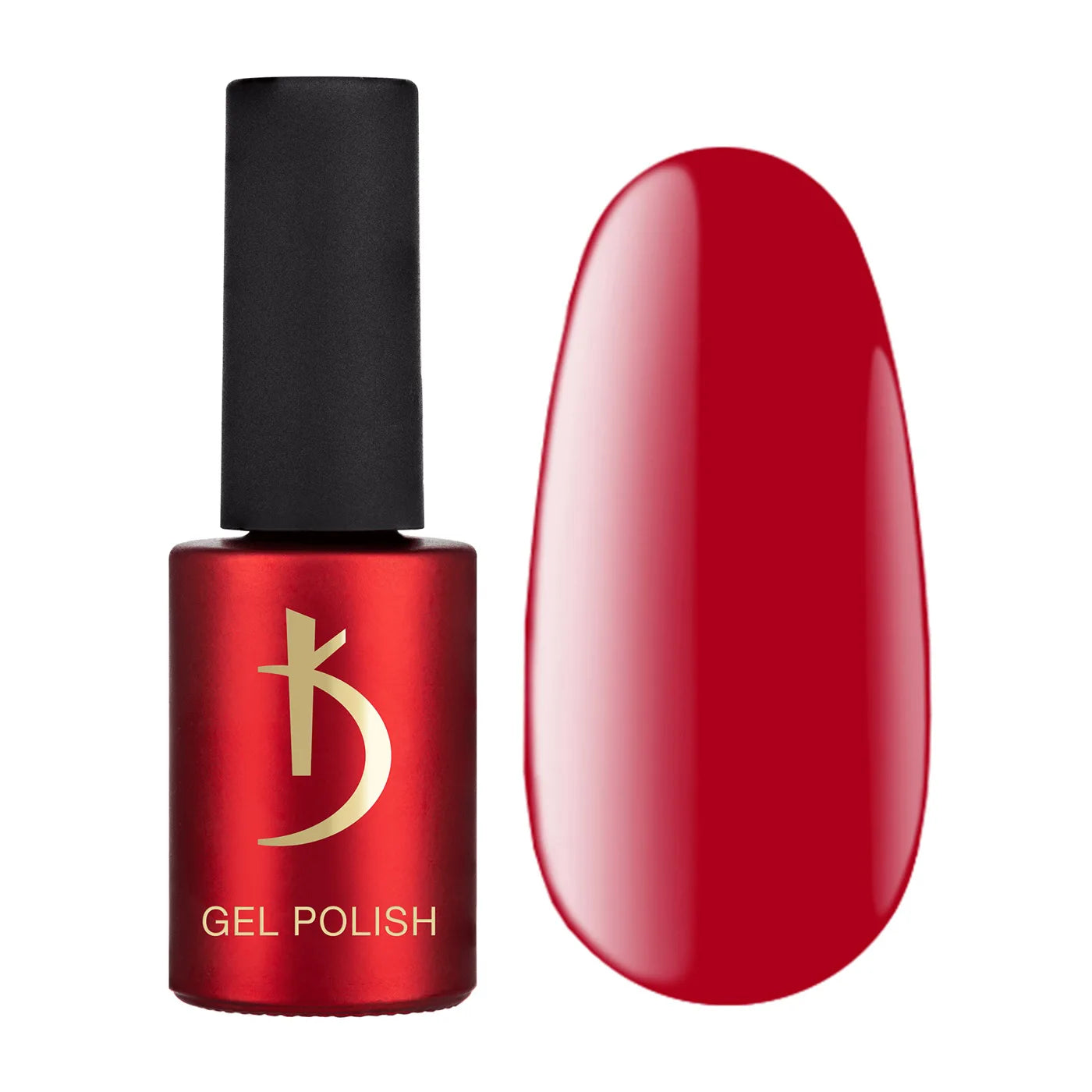 Kodi Professional Red R 90 Gel Polish bottle and color swatch