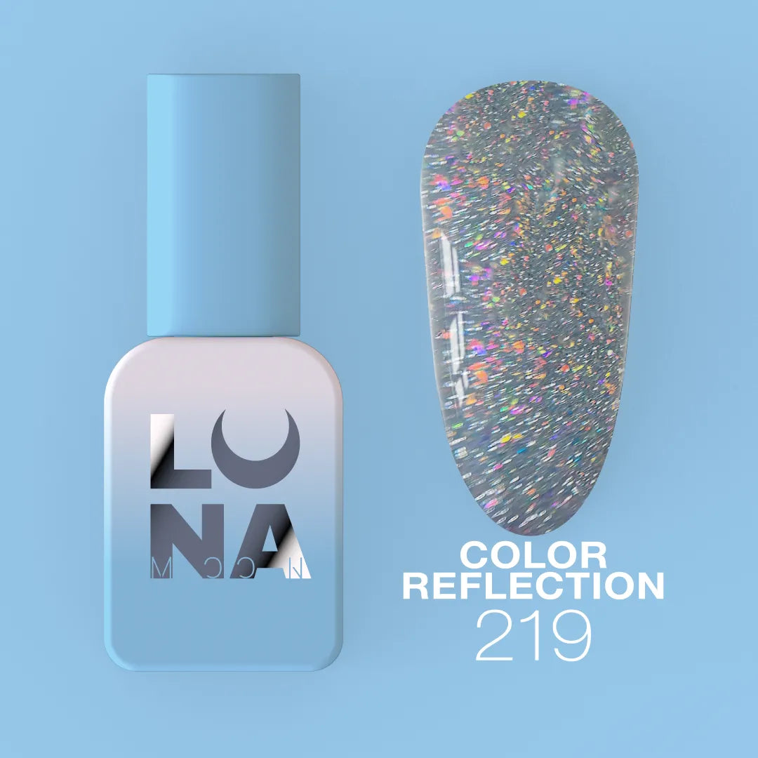 LUNA Reflective Gel Polish 8ml light-reflecting UV LED nail color by LUNAmoon