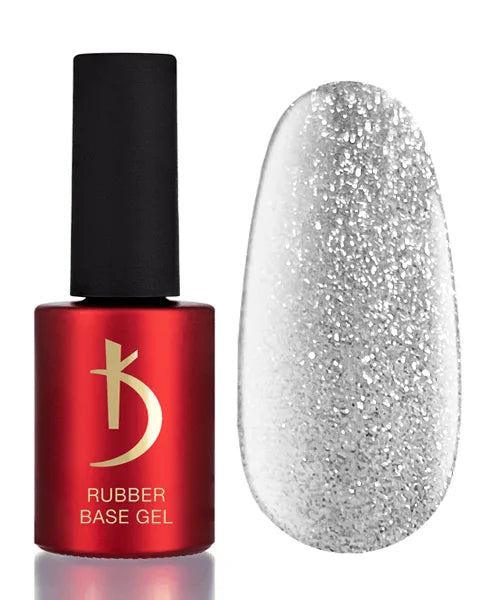 Kodi Professional Reflective Base Gel No. 06 bottle and reflective shimmer swatch
