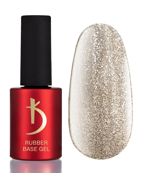 Kodi Professional Reflective Base Gel No. 09 bottle and reflective shimmer swatch