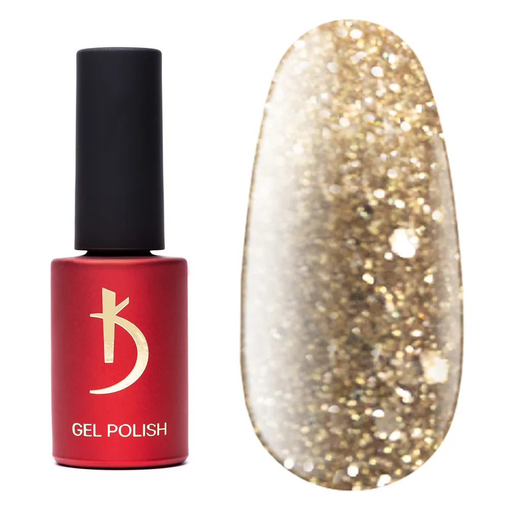 Kodi Professional Shine SH 100 Gel Polish bottle and color swatch