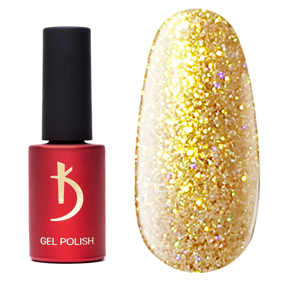 Kodi Professional Shine SH 122 Gel Polish bottle and color swatch