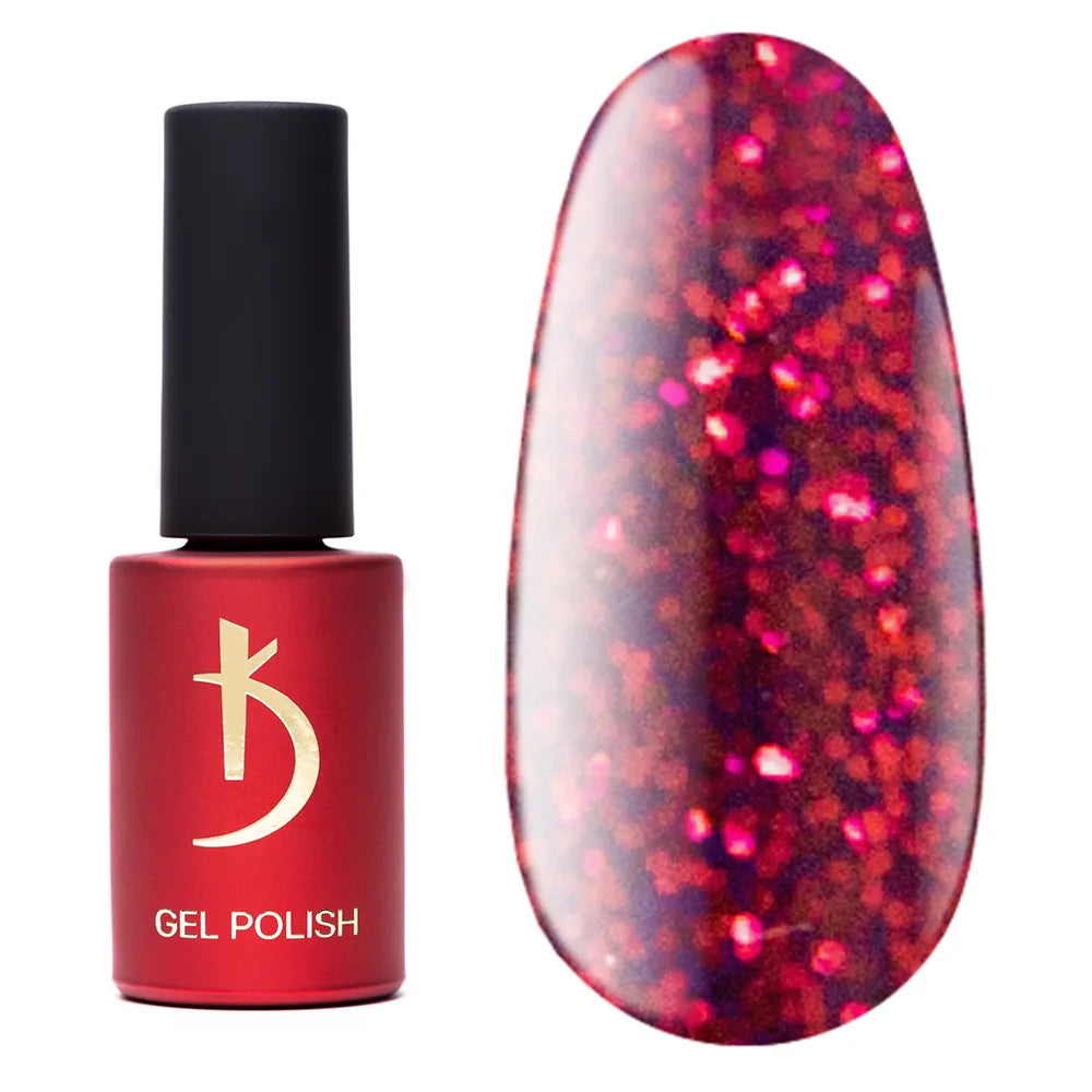 Kodi Professional Shine SH 200 Gel Polish bottle and color swatch