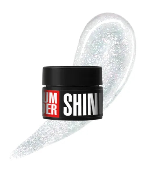 Kodi Professional Medium Builder Shine Gel 01 jar and color swatch