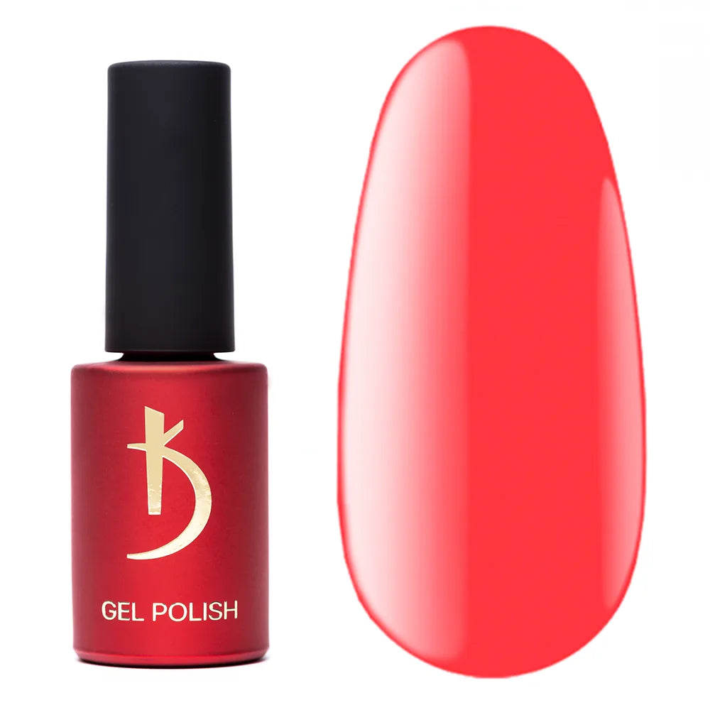 Kodi Professional Salmon SL 55 Gel Polish bottle and color swatch