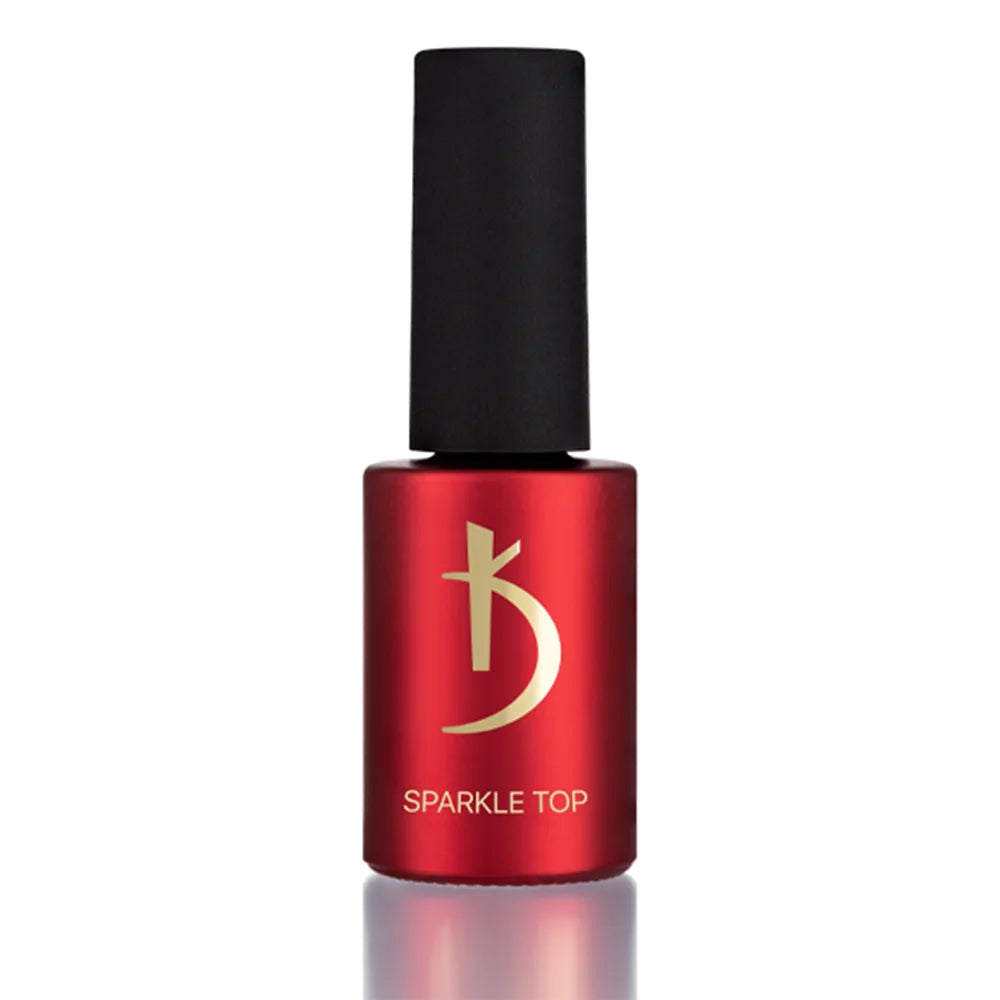 Kodi Professional Sparkle Top Coat 7ml bottle with glitter finish