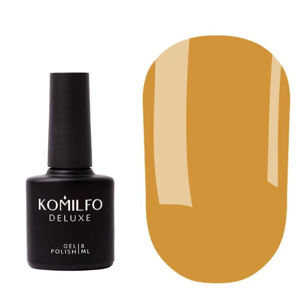 Komilfo Color Base Gel 8ml self-leveling colored base coat with brush