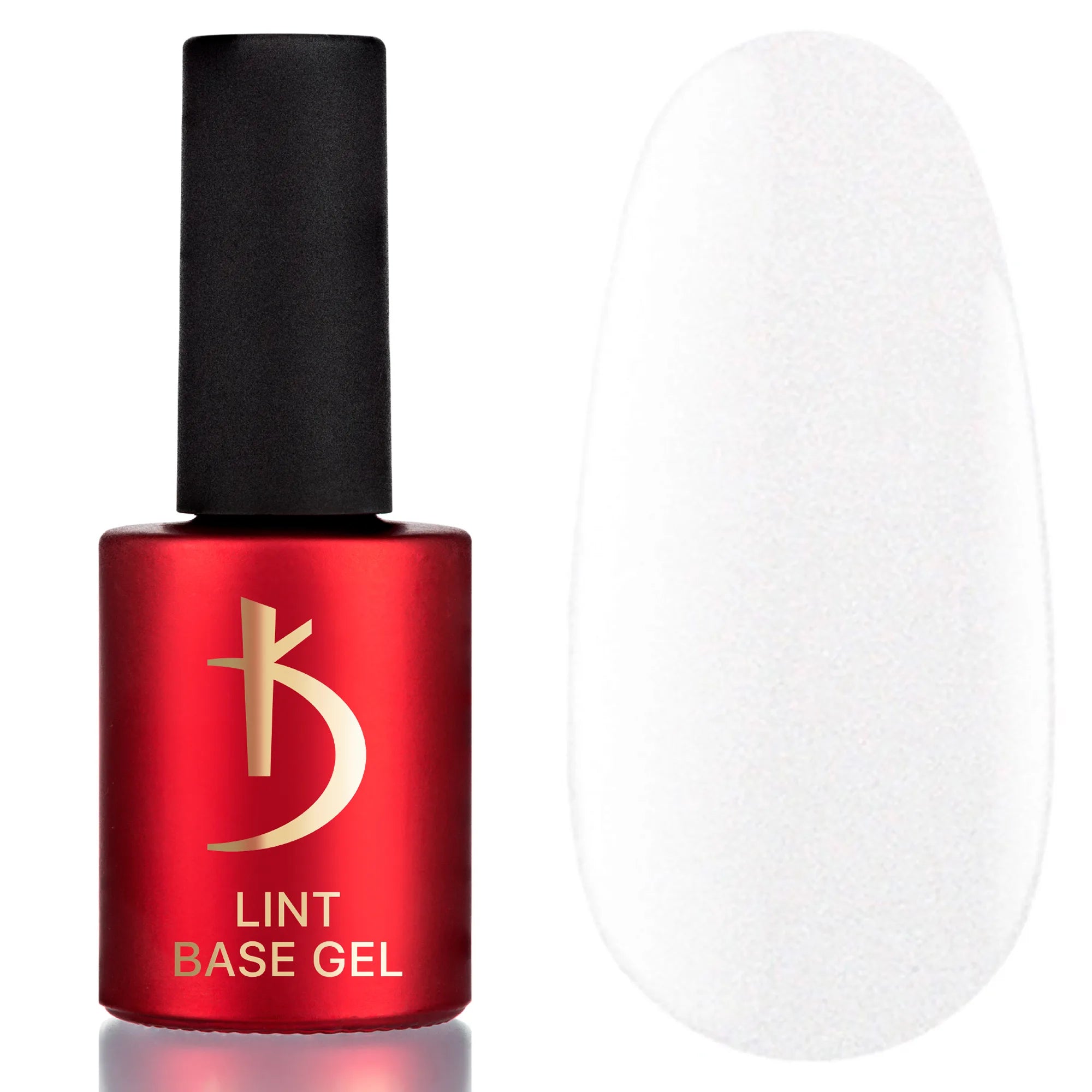 Kodi Professional Lint Base Gel Shine Milk bottle and nude color swatch