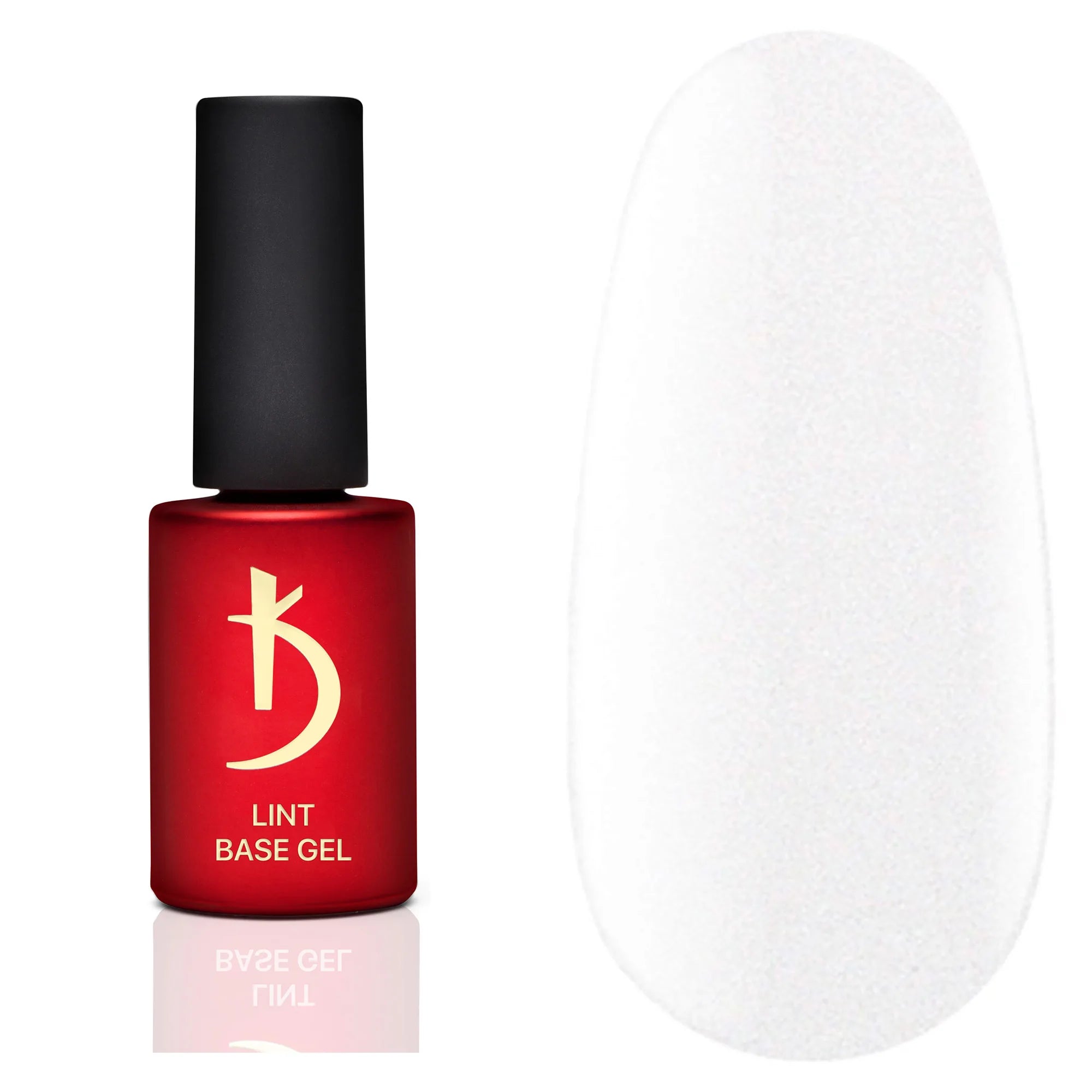 Kodi Professional Lint Base Gel Shine Milk bottle and nude color swatch