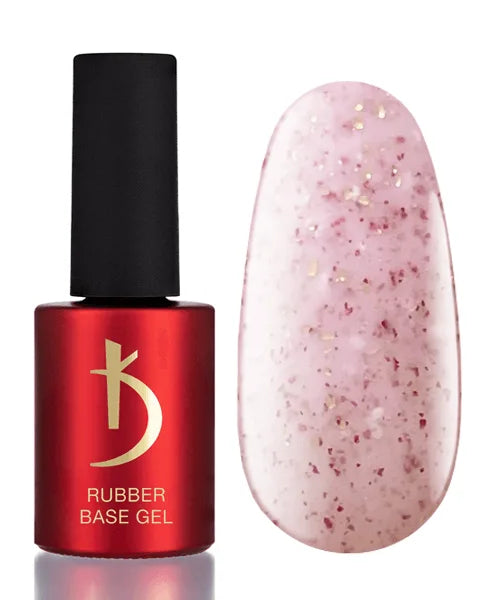 Kodi Professional Souffle Color Base Gel No. 03 bottle and speckled color swatch
