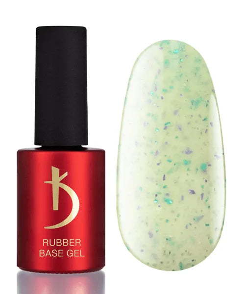 Kodi Professional Souffle Color Base Gel No. 04 bottle and speckled color swatch