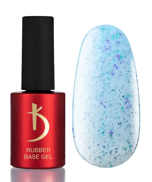 Kodi Professional Souffle Color Base Gel No. 06 bottle and speckled color swatch