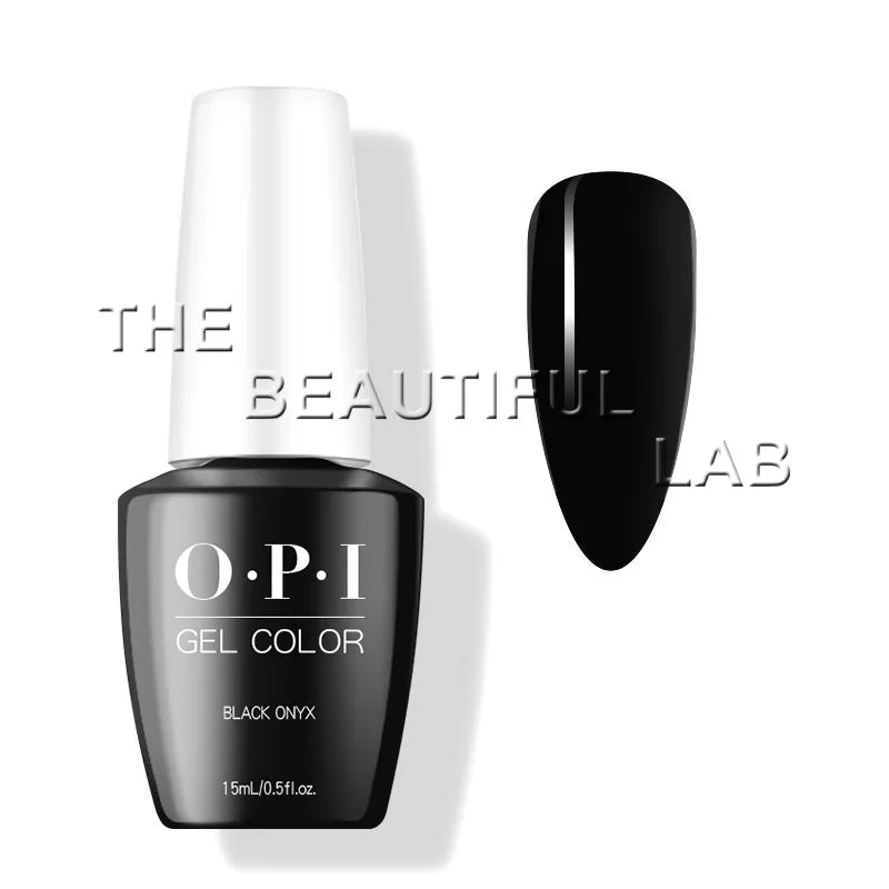 OPI GelColor T02 - Black Onyx 15ml (White Cap)