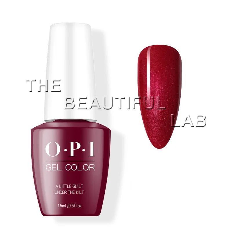 OPI GelColor U12 - A Little Guilt Under the Kilt 15ml (White Cap)