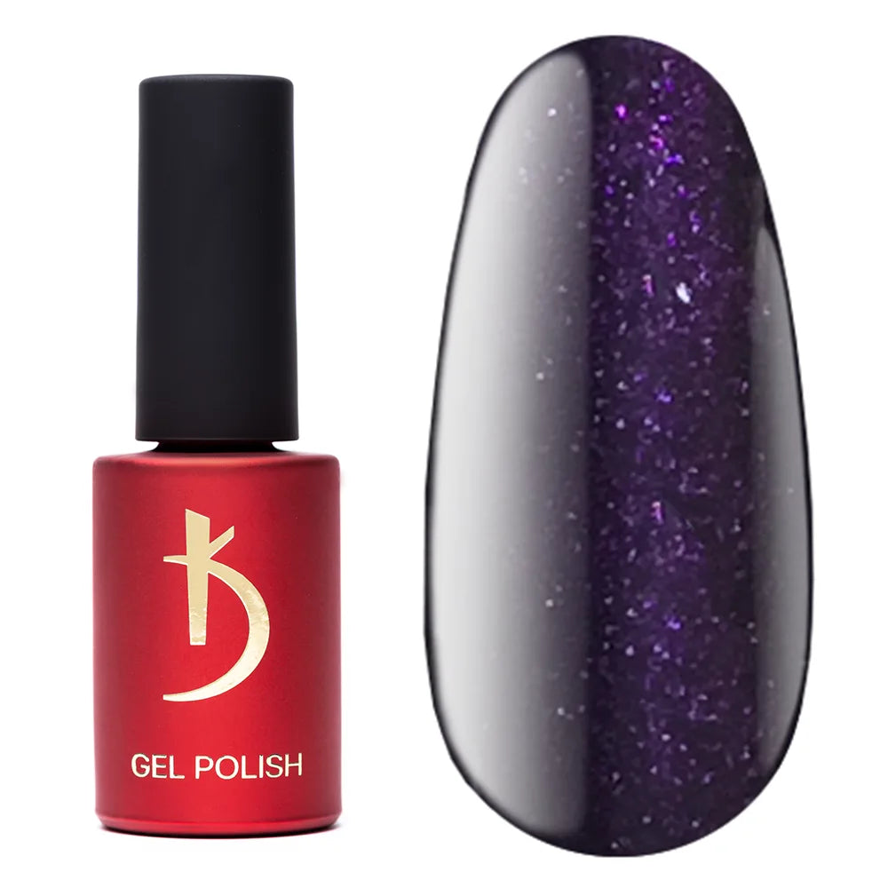 Kodi Professional Violet V 09 Gel Polish bottle and color swatch