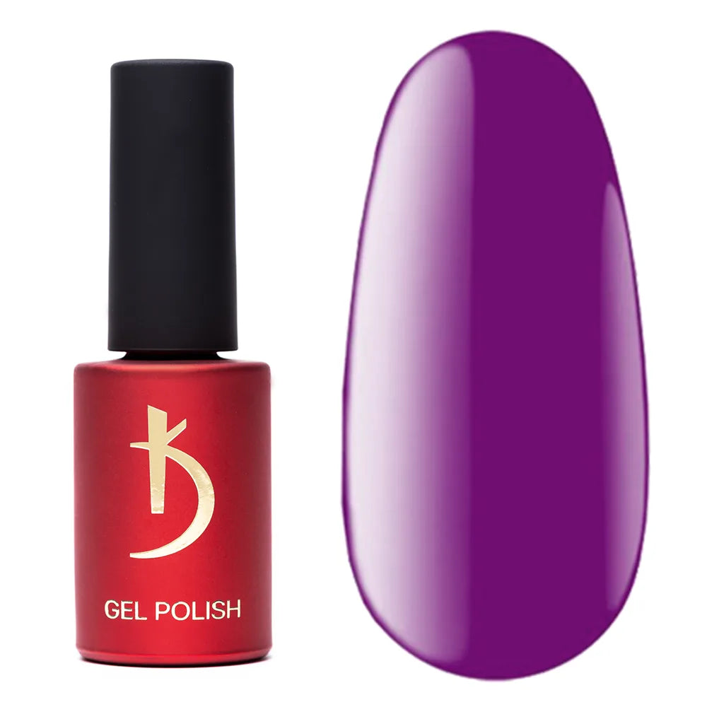Kodi Professional Violet V 72 Gel Polish bottle and color swatch