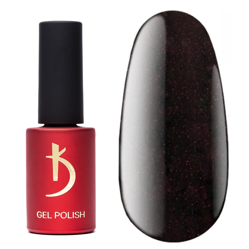 Kodi Professional Wine WN 110 Gel Polish bottle and color swatch