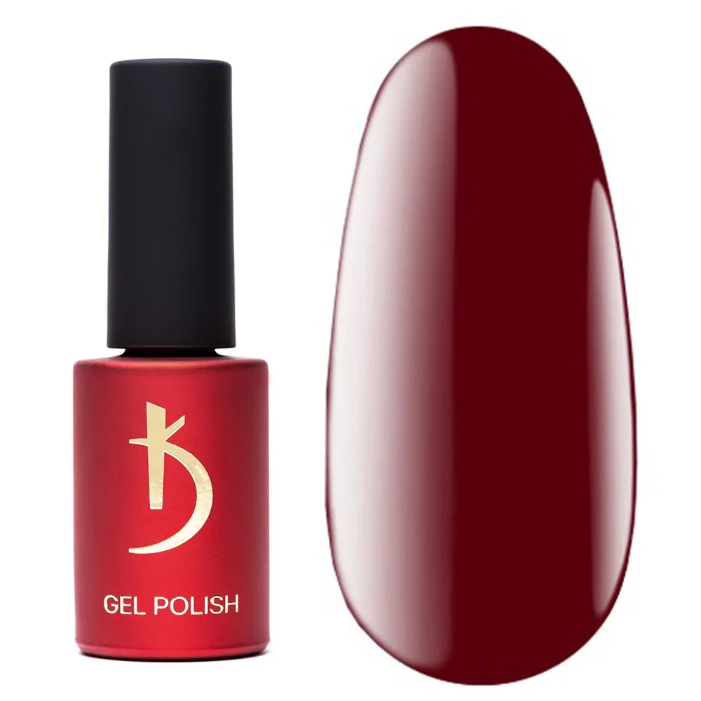 Kodi Professional Wine WN 55 Gel Polish bottle and color swatch