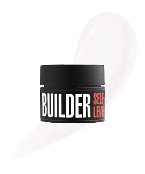 Kodi Professional Builder Self-Level Gel White Shine jar and color swatch
