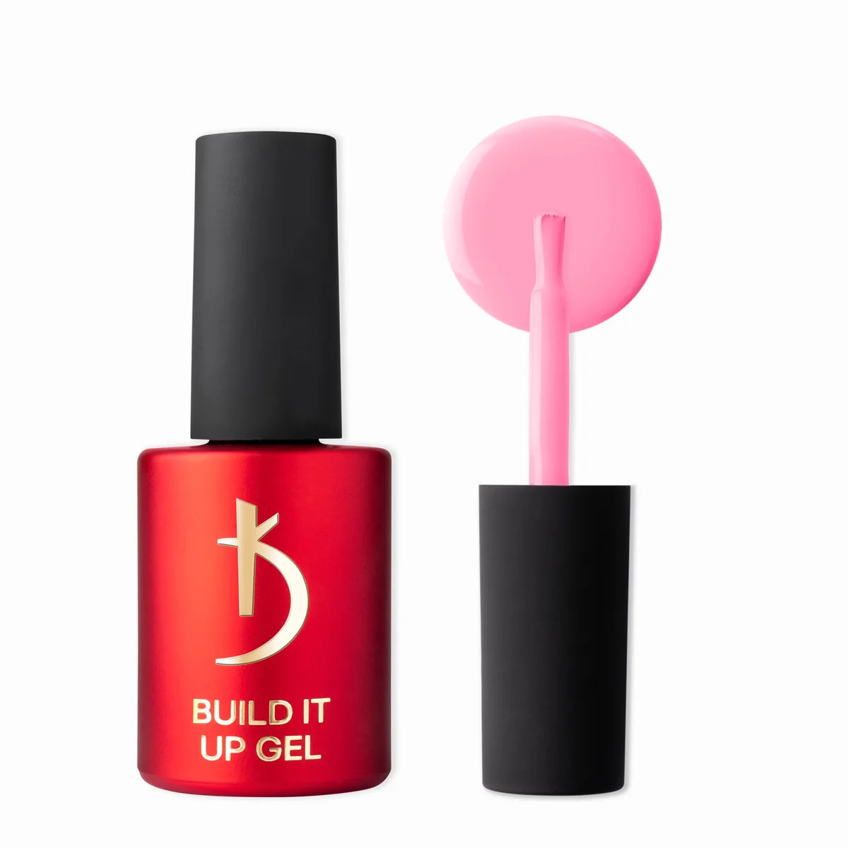 Kodi Professional Build It Up Gel Baby Pink 15ml bottle and color swatch