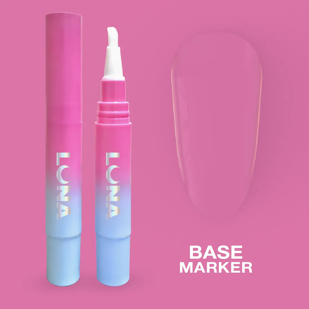 LUNA Base Marker Rubber Base clear liquid rubber base gel marker by LUNAmoon