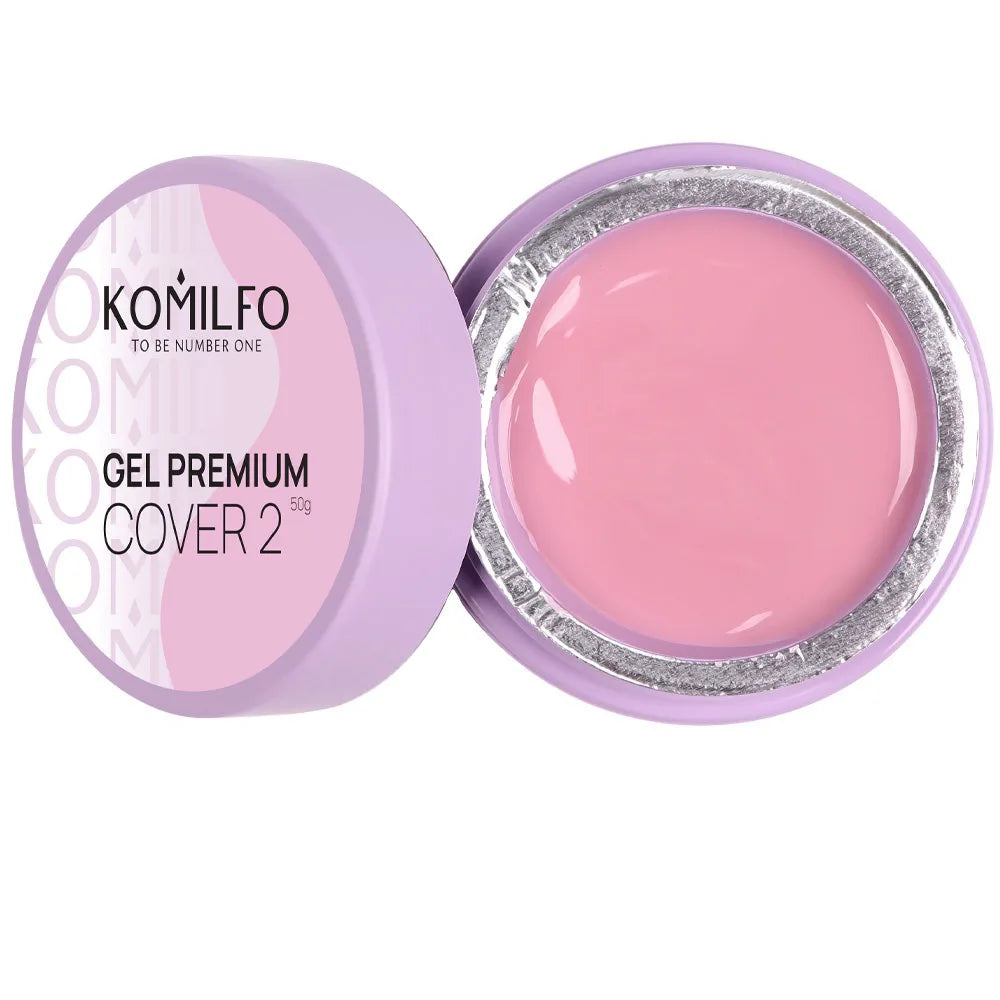 Komilfo Premium Builder Gel HEMA-Free TPO-Free nail extension gel in jar