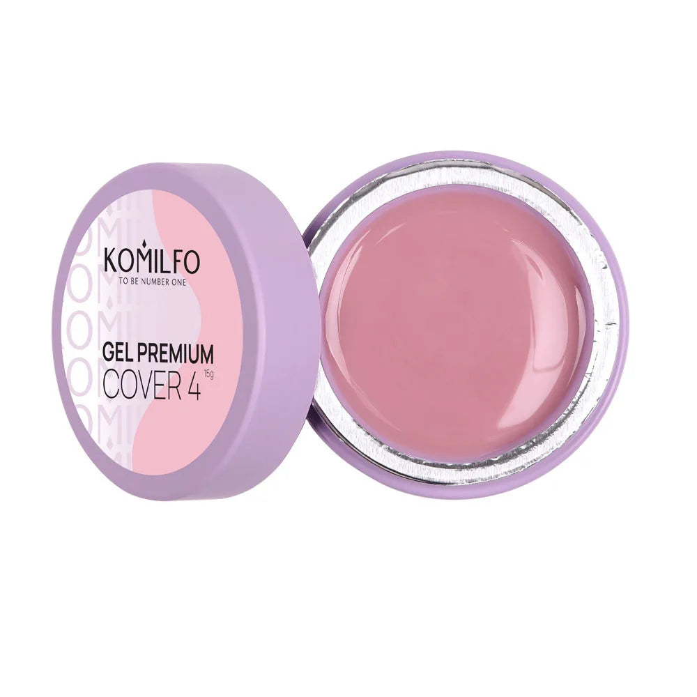 Komilfo Premium Builder Gel HEMA-Free TPO-Free nail extension gel in jar