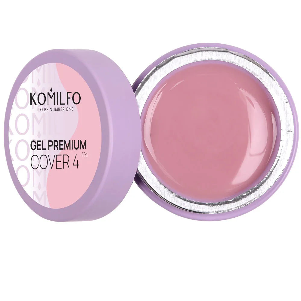 Komilfo Premium Builder Gel HEMA-Free TPO-Free nail extension gel in jar