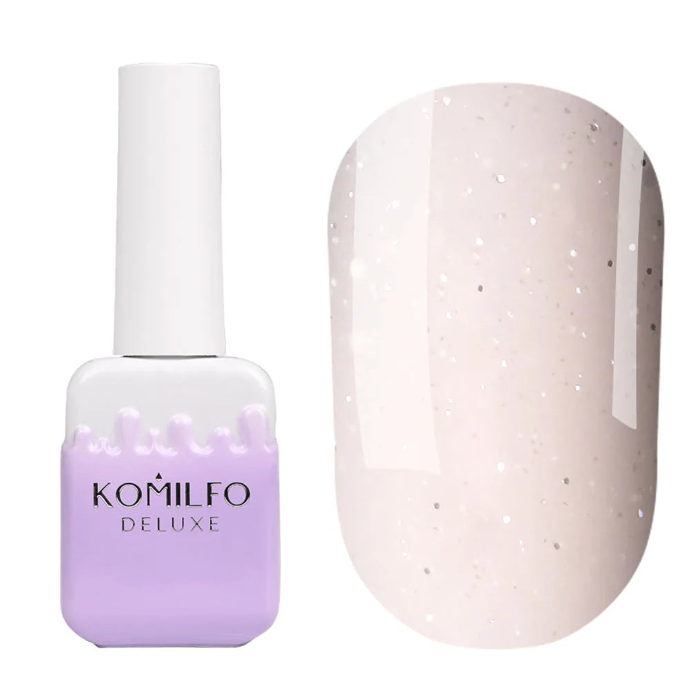 Komilfo Elite Shimmer Base Gel 10ml low-acid self-leveling color base with shimmer