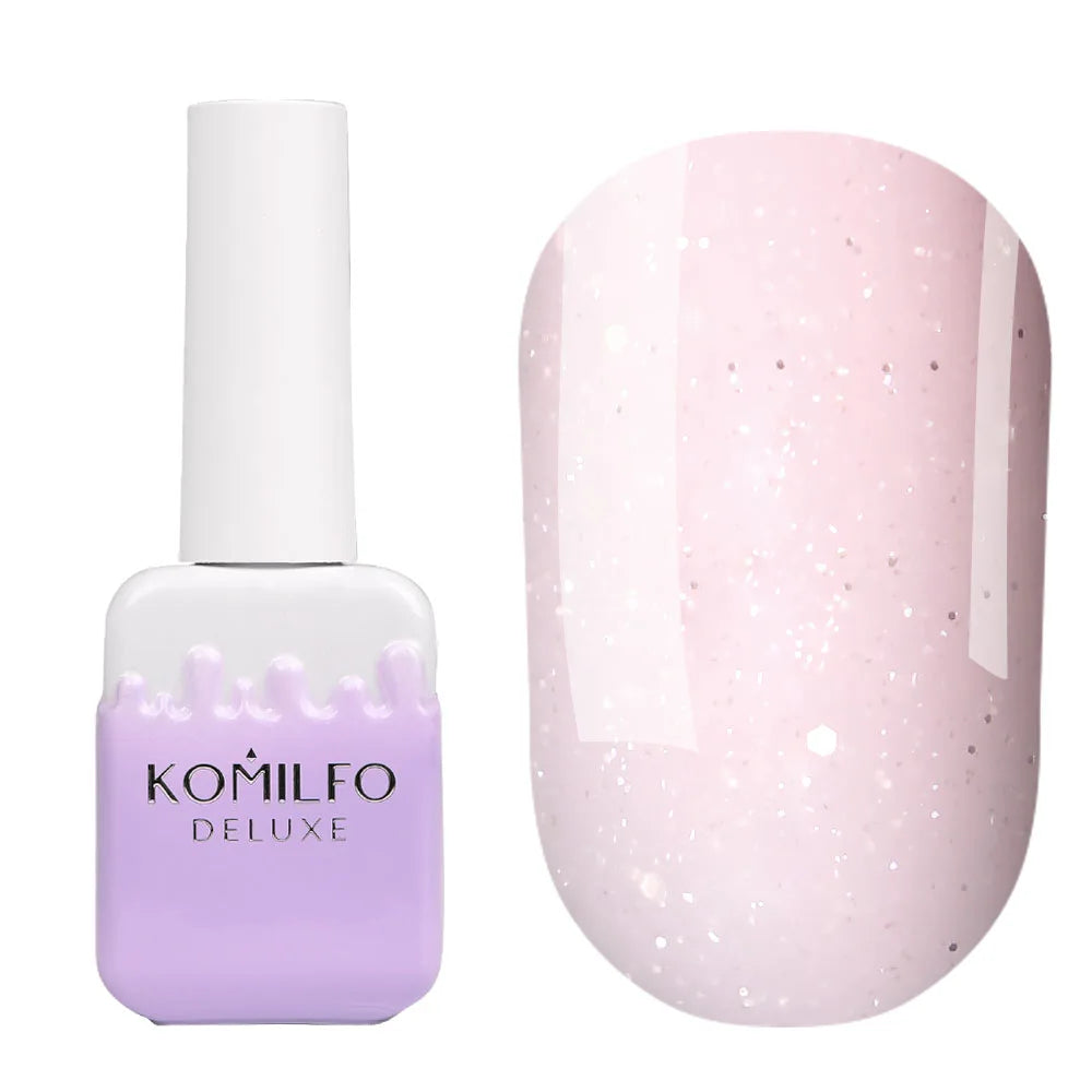 Komilfo Elite Shimmer Base Gel 10ml low-acid self-leveling color base with shimmer