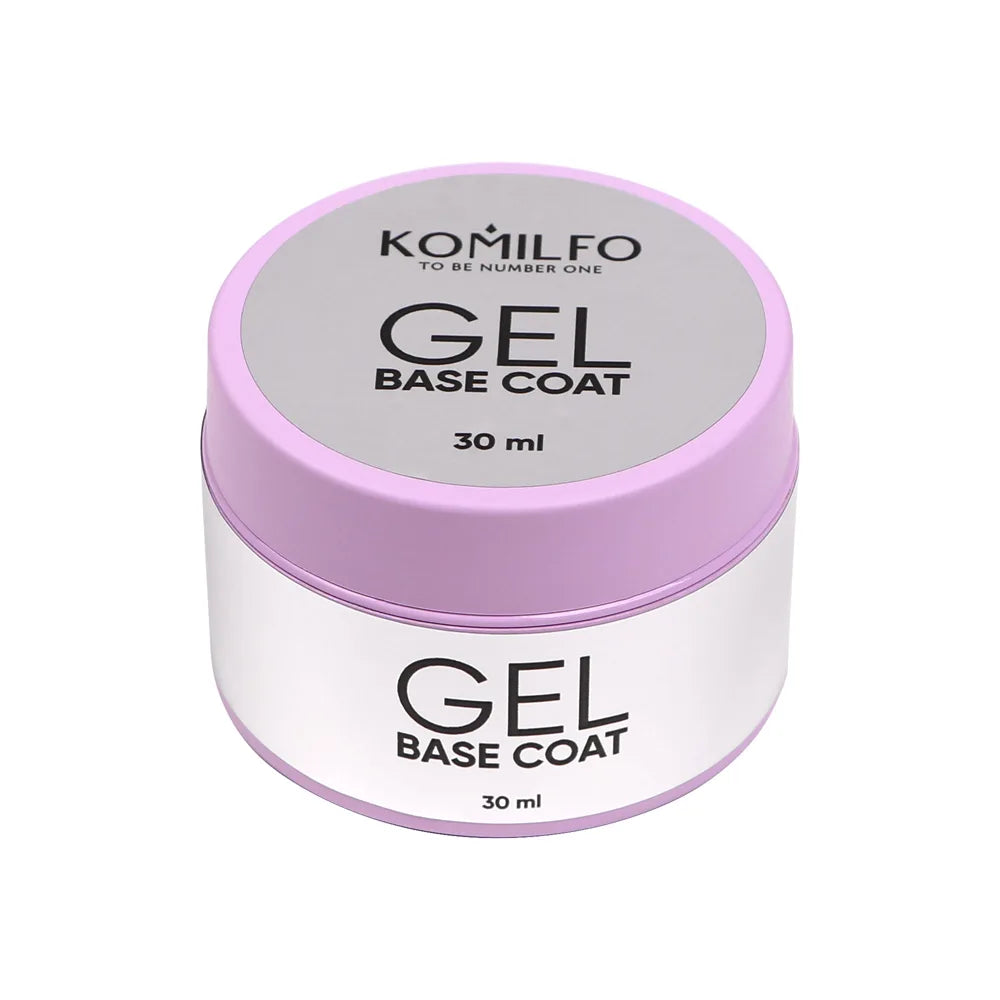 KOMILFO Gel Base Coat HEMA-Free TPO-Free 30ml thick base-corrector gel jar without brush